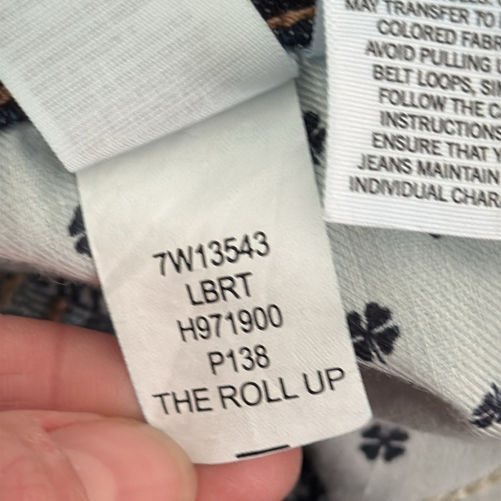 Lucky Brand The Roll Up Shorts Size 6/28 - Picture 7 of 8